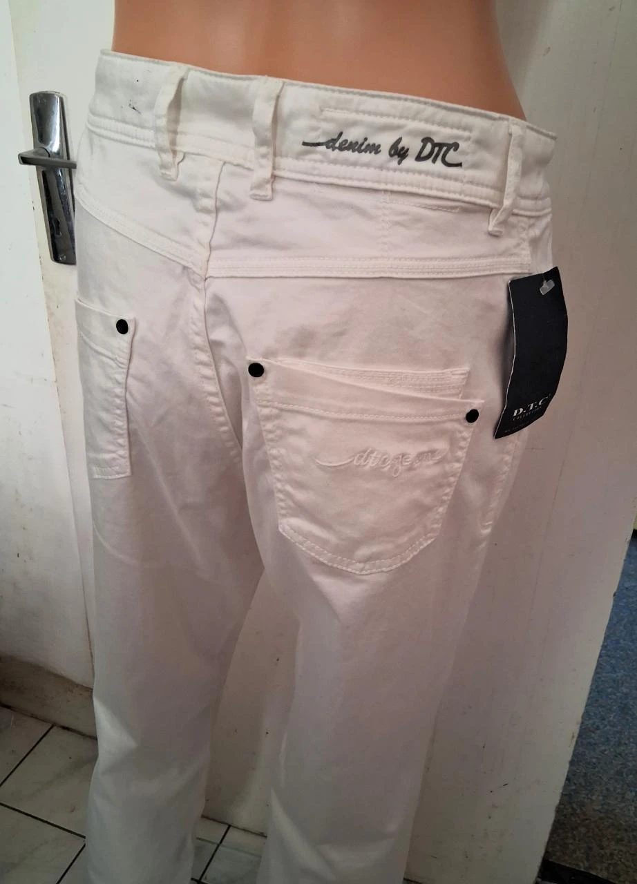 Jean femme blanc DTC – photo 2